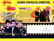 Tablet Screenshot of lemonpopsicleforever.co.uk